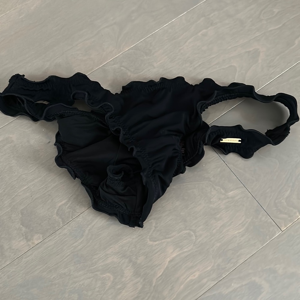 Victoria’s Secret ruffle bikini bottom min coverage size XS